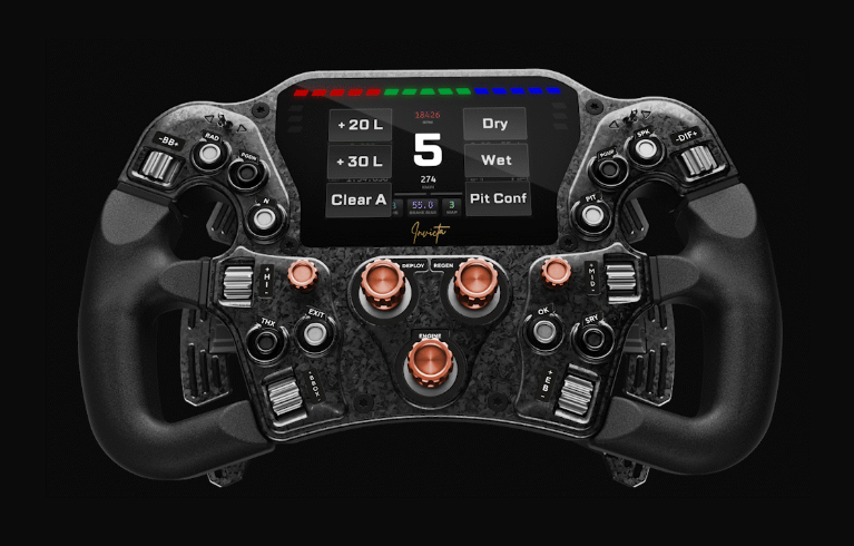 Asetek's Virtual Button Box: End of Cockpit Clutter?