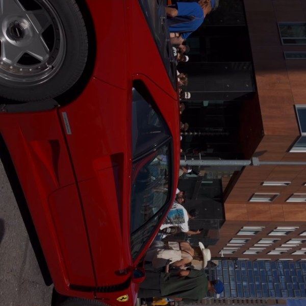 Exotic car at a Calgary car show with Rocky Sim Racing