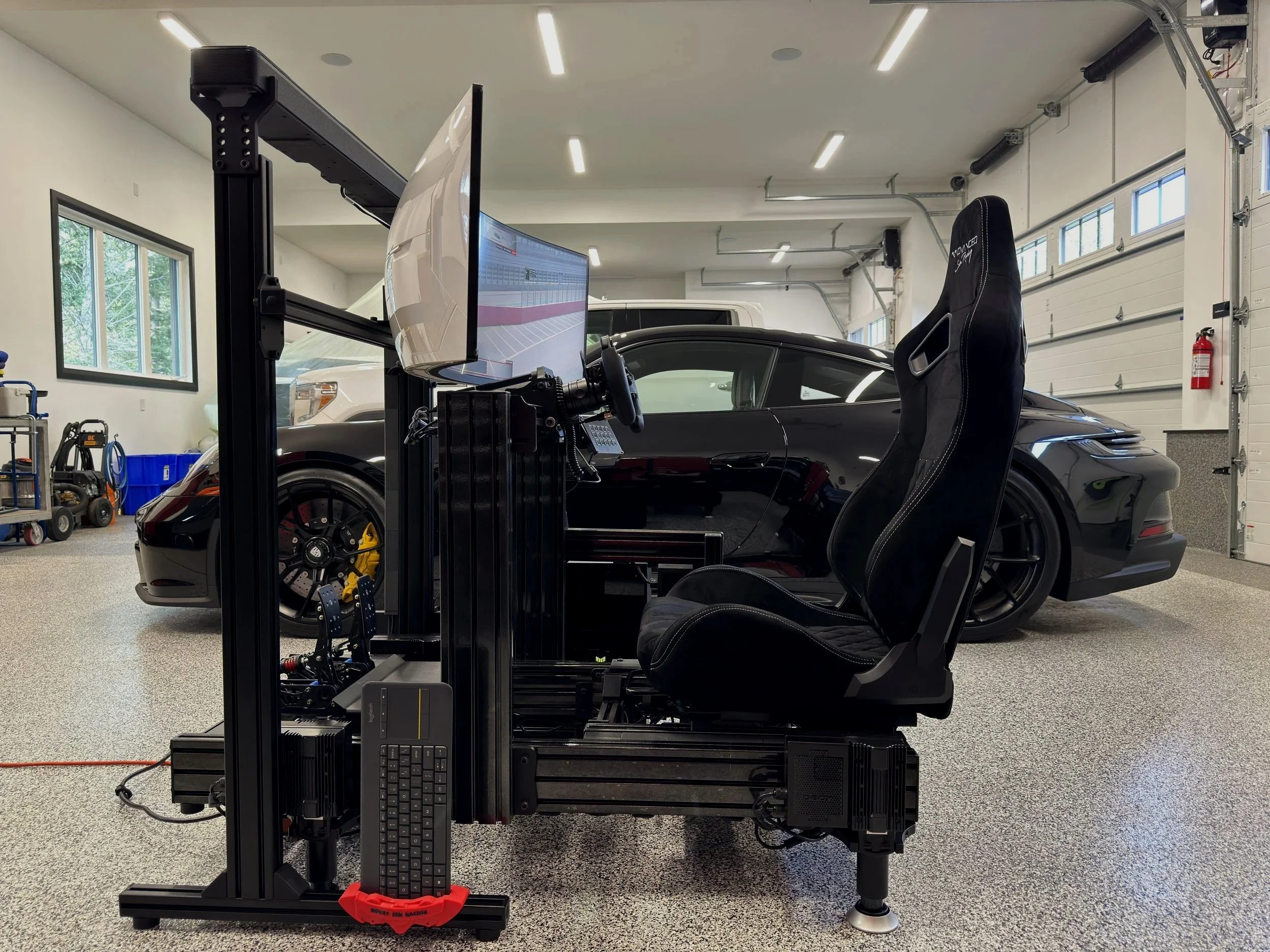 D-Box G5 four-corner motion simulator build